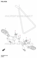 FOOTREST for Suzuki RM-Z 450 2025