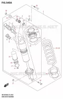 REAR SHOCK ABSORBER for Suzuki RM-Z 450 2025