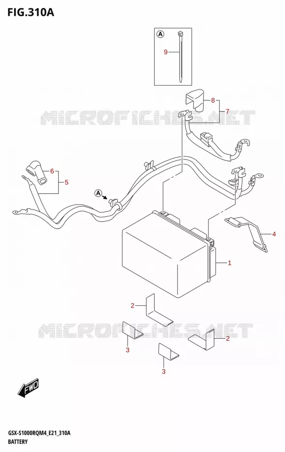BATTERY Suzuki MOTO 1000 GSX-S 2024  GSX-S1000RQ M4 (E21)