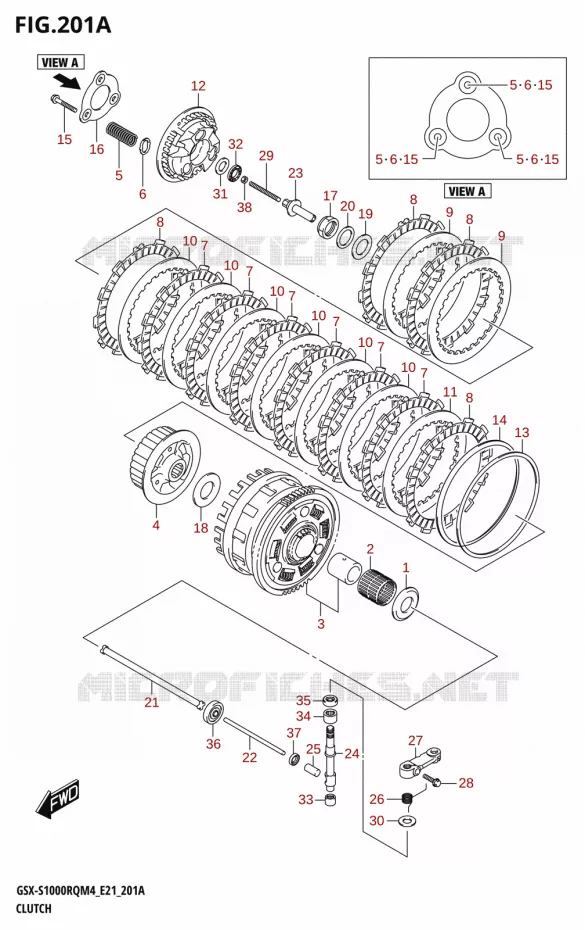 CLUTCH Suzuki MOTO 1000 GSX-S 2024  GSX-S1000RQ M4 (E21)