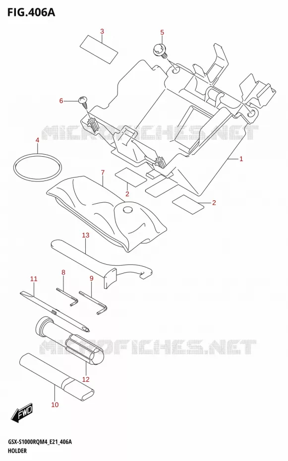 HOLDER Suzuki MOTO 1000 GSX-S 2024  GSX-S1000RQ M4 (E21)