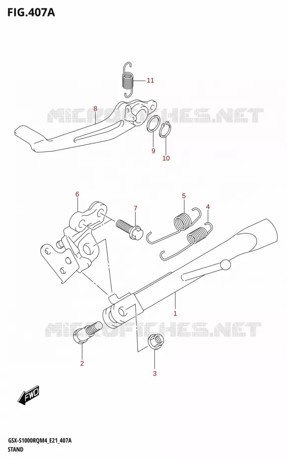 STAND Suzuki MOTO 1000 GSX-S 2024  GSX-S1000RQ M4 (E21)