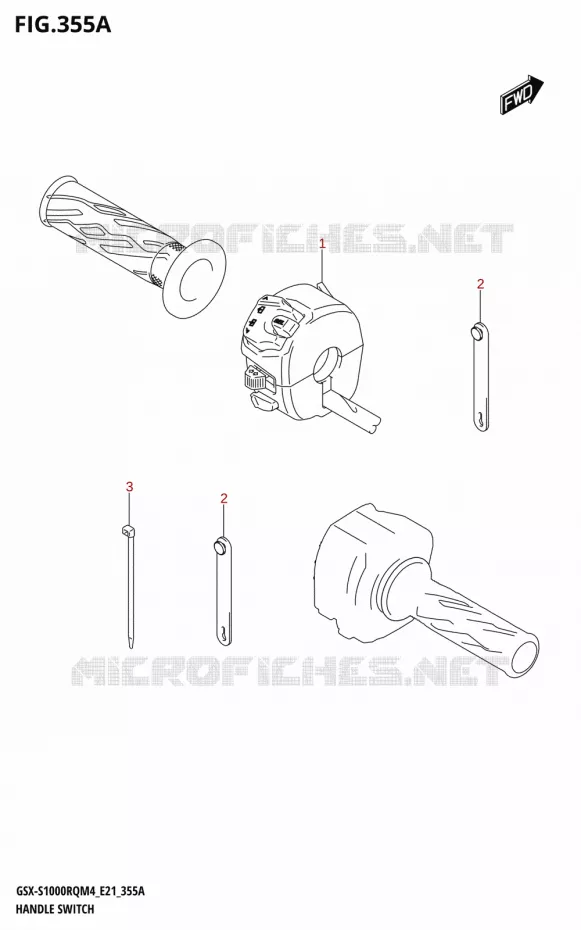 SWITCHES Suzuki MOTO 1000 GSX-S 2024  GSX-S1000RQ M4 (E21)