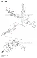 CRANKSHAFT for Suzuki V-STROM 650 2023