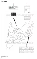 LABEL (DL650XA:M3:E33) for Suzuki V-STROM 650 2023