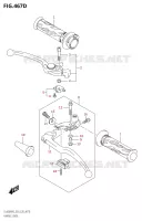 LEVERS   HANDGRIPS (DL650XA:M3:E03) for Suzuki V-STROM 650 2023