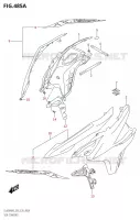 SIDE FAIRING (DL650A:M3:E03) for Suzuki V-STROM 650 2023