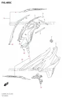 SIDE FAIRING (DL650A:M3:E33) for Suzuki V-STROM 650 2023
