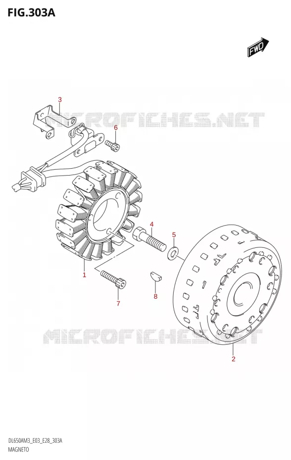 IGNITION Suzuki MOTO 650 V-STROM 2023  DL650AM3