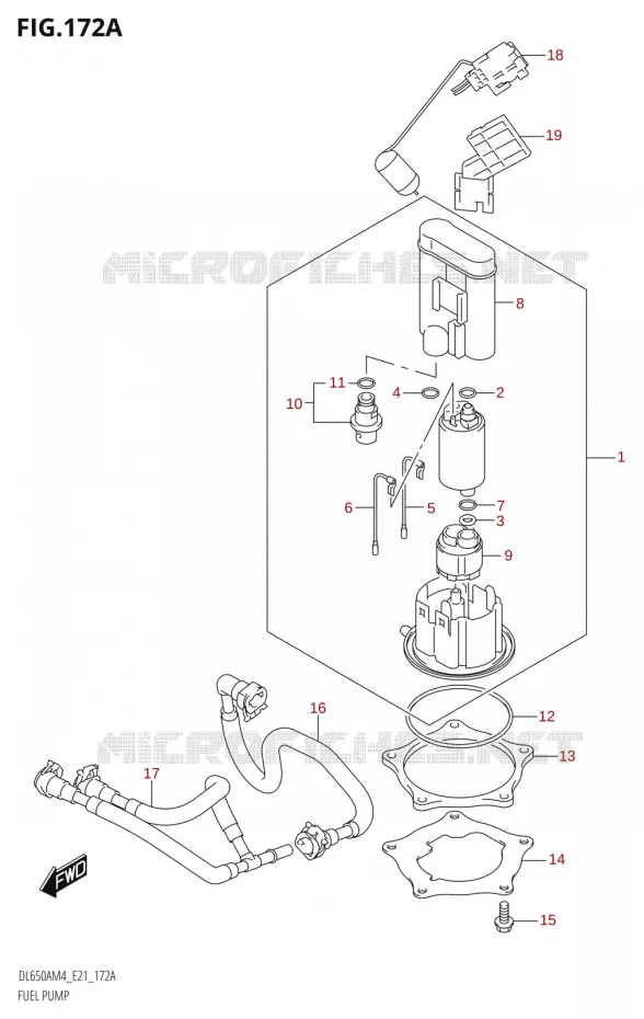 FUEL PUMP Suzuki MOTO 650 V-STROM 2024  DL650AM4
