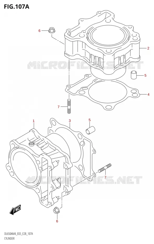 CYLINDER Suzuki MOTO 650 V-STROM 2024  DL650AM4