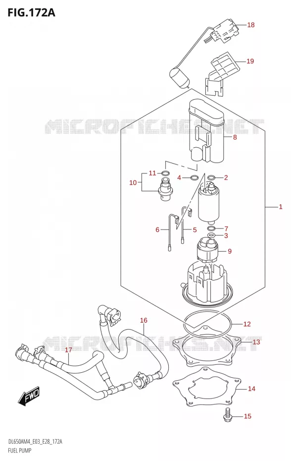 FUEL PUMP Suzuki MOTO 650 V-STROM 2024  DL650AM4