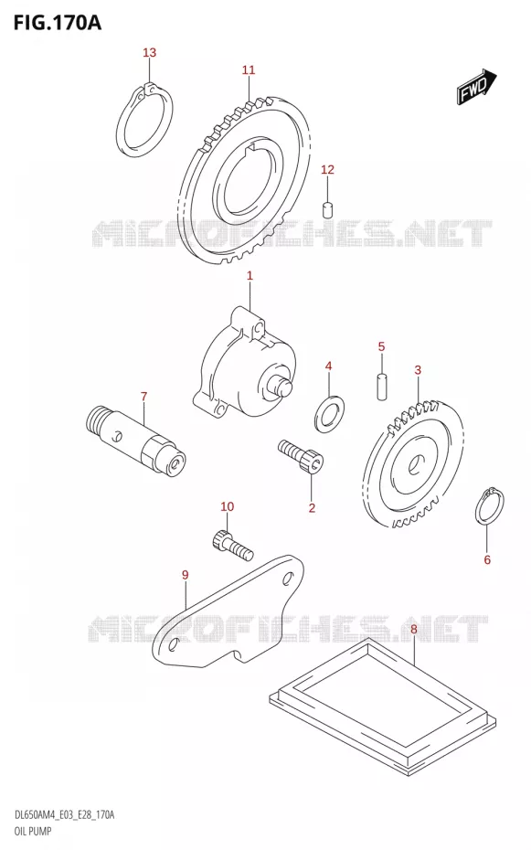 OIL PUMP Suzuki MOTO 650 V-STROM 2024  DL650AM4