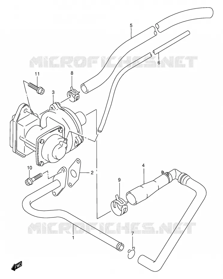 ANTI POLLUTION SYSTEM (E18) Suzuki MOTO 650 DR 2002  DR650SEK2(E4)