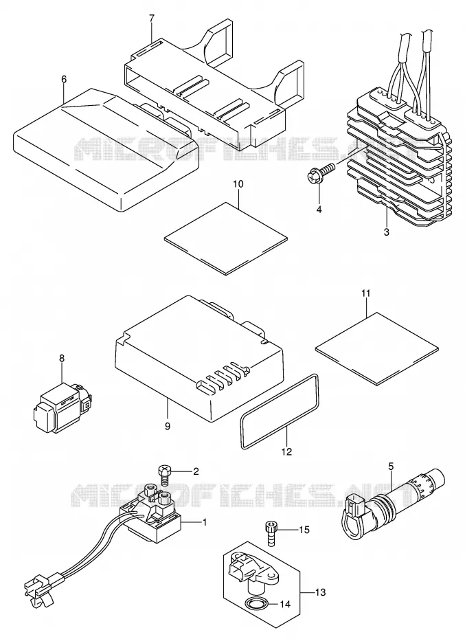ELECTRICAL (MODEL K3/K4) Suzuki SCOOTER 650 BURGMAN 2003  AN650LK3(E2)