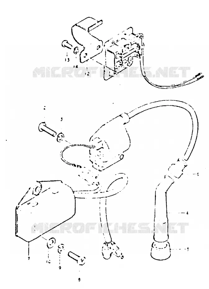 ELECTRICAL Suzuki MOTO 400 DR 1980  DR400ST(T/X)