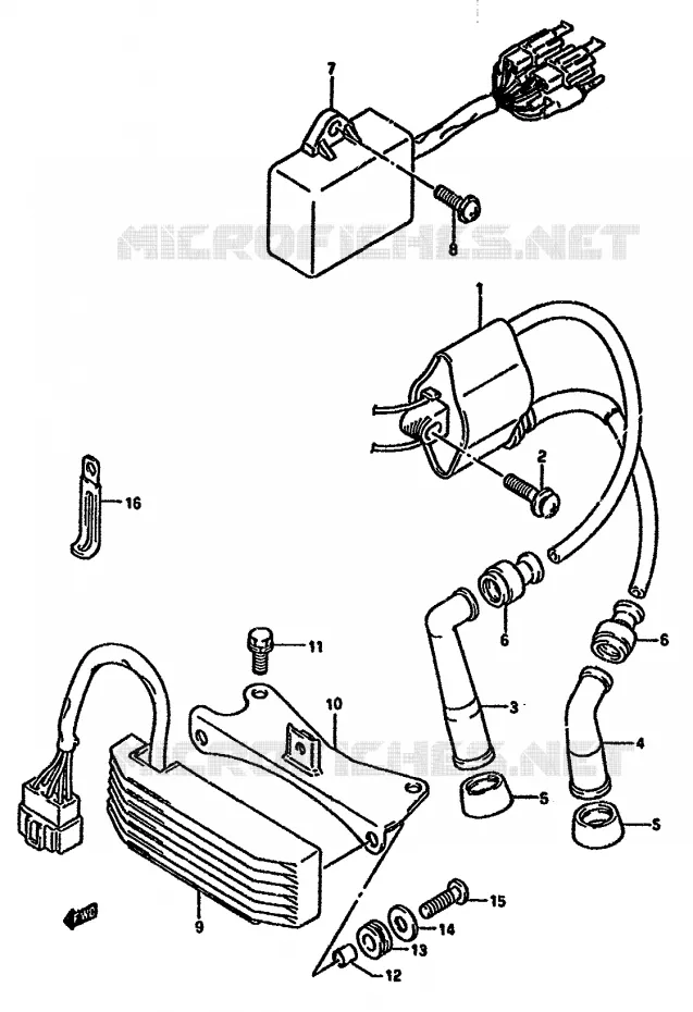ELECTRICAL Suzuki MOTO 650 DR 1993  DR650RUP(N/P/R)