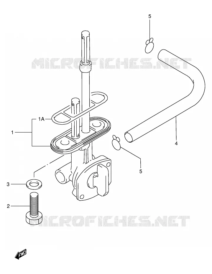 FUEL COCK Suzuki MOTO 125 DR 1996  DR125SET(E4)