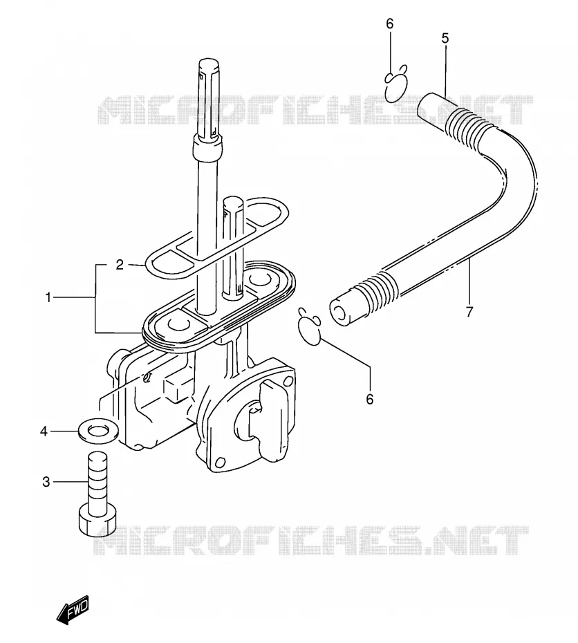 FUEL COCK Suzuki MOTO 200 DR 2002  DR200SEK2(E3/E28)