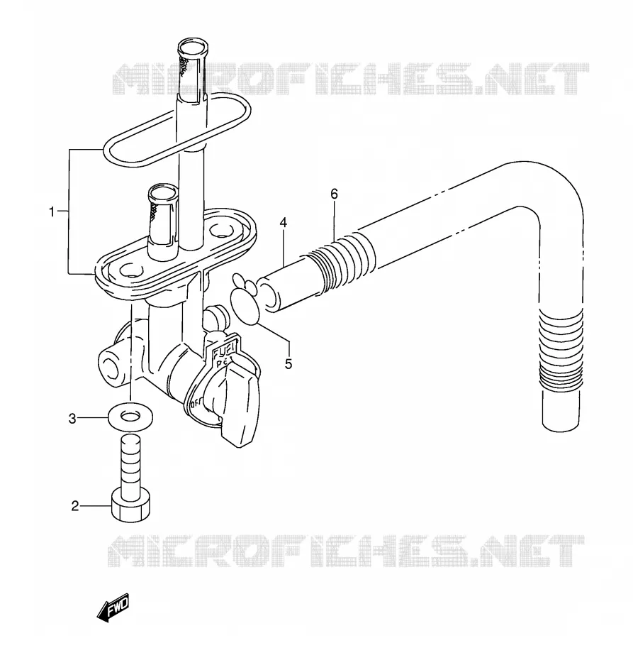 FUEL COCK Suzuki MOTO 250 DR 1995  DR250SES(E24)