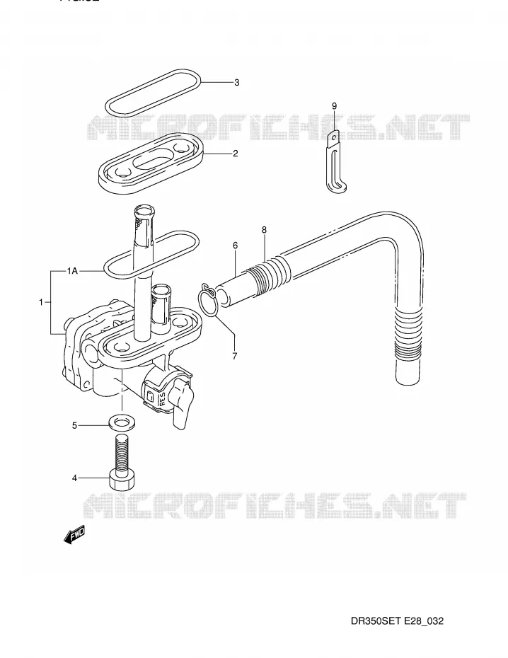 FUEL COCK Suzuki MOTO 350 DR 1995  DR350SES(E28)