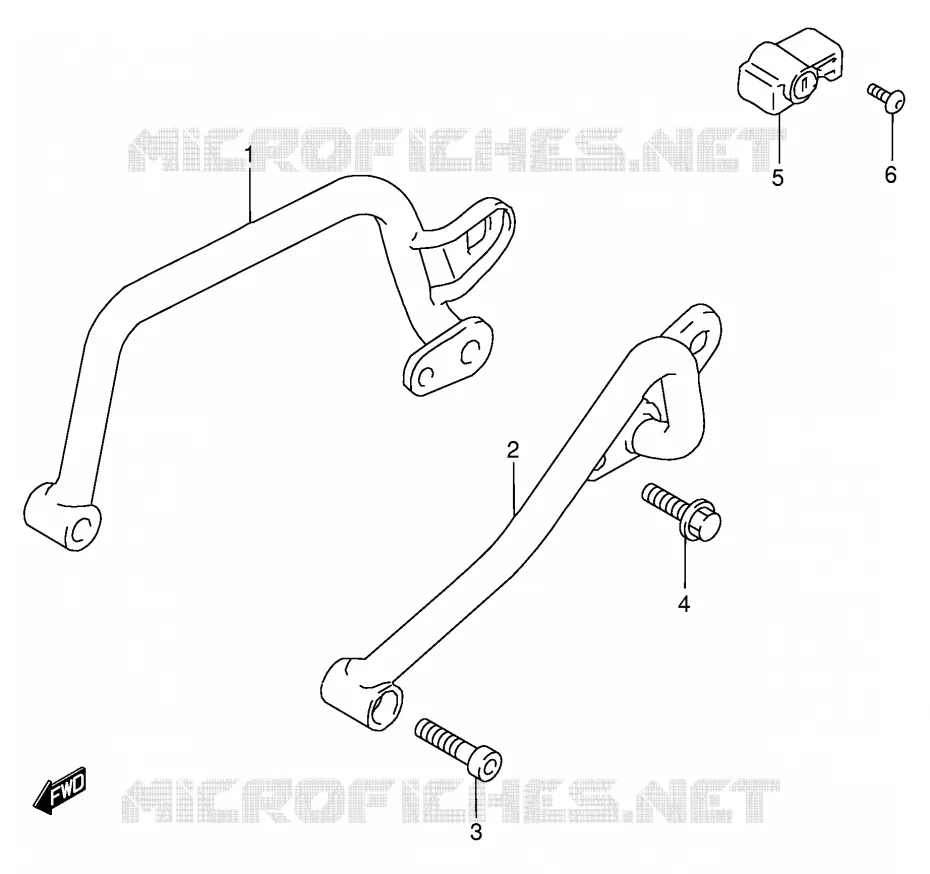 HANDGRIP - CARRIER (MODEL K4/K5 E24) Suzuki MOTO 650 DR 2005  DR650SEK5(E4)