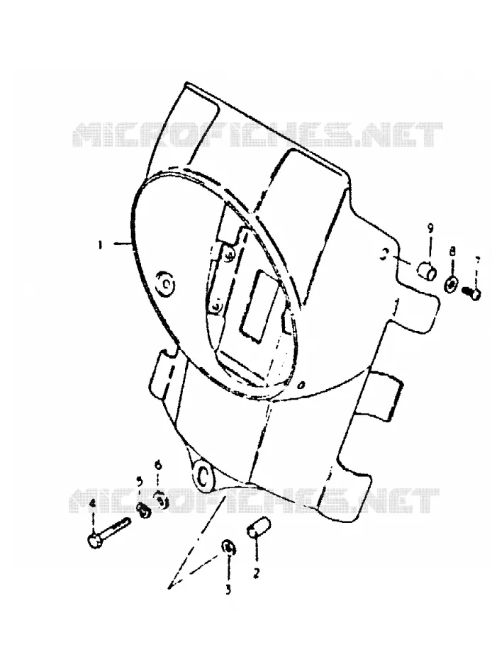 HEADLAMP HOUSING Suzuki MOTO 400 DR 1981  DR400SX(T/X)
