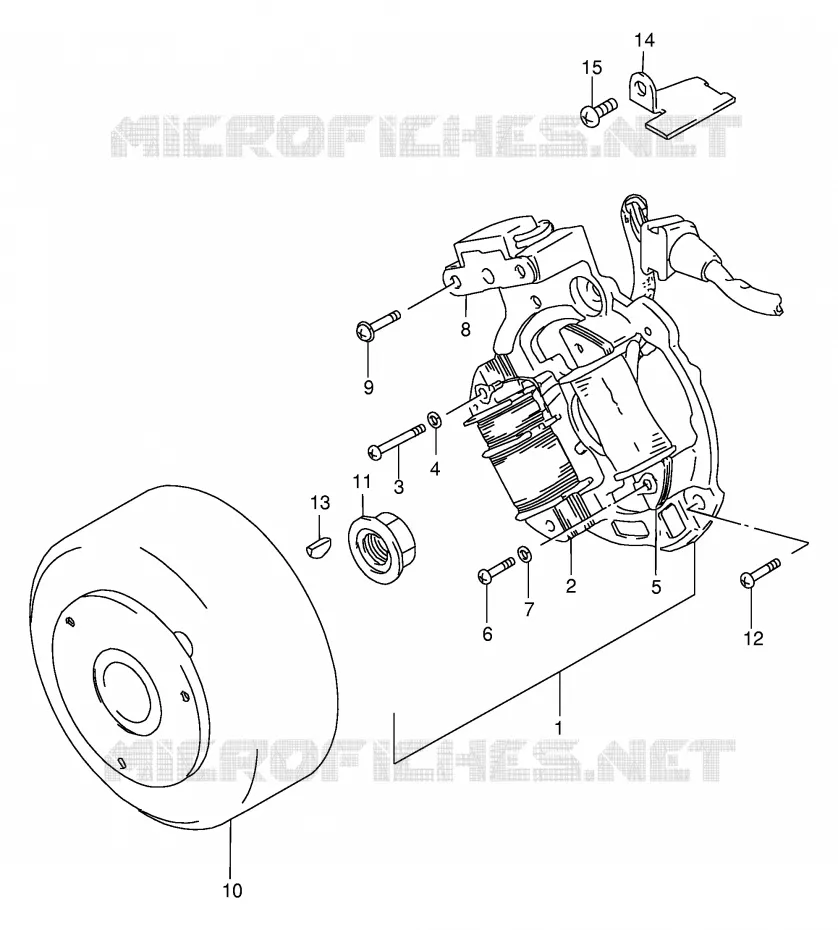 IGNITION (FB100DG/DR/DS/DV) Suzuki SCOOTER 100 FB 1994  FB100DR(E71)