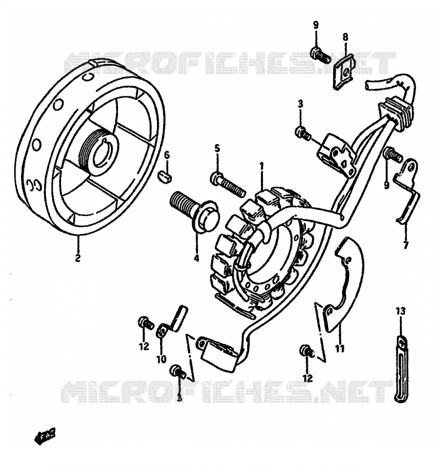 IGNITION (MODEL G/H/J/K) Suzuki MOTO 600 DR 1989  DR600SUK(E2)