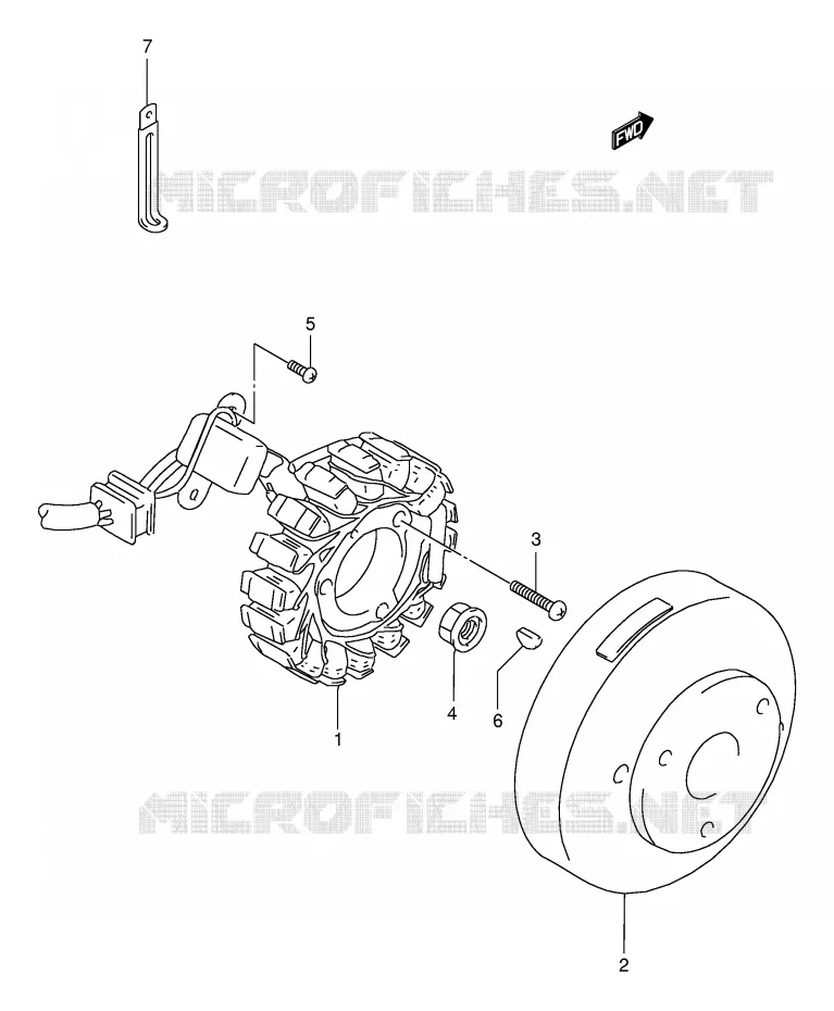 IGNITION Suzuki MOTO 125 DR 1999  DR125SEX(E4)