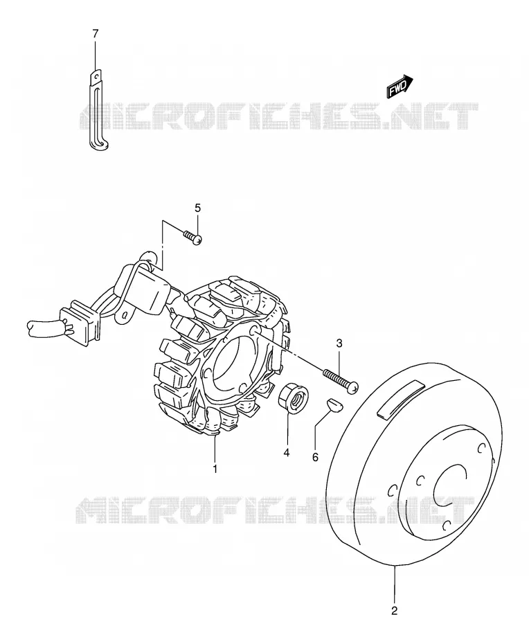 IGNITION Suzuki MOTO 125 DR 2001  DR125SEUK1(E2)