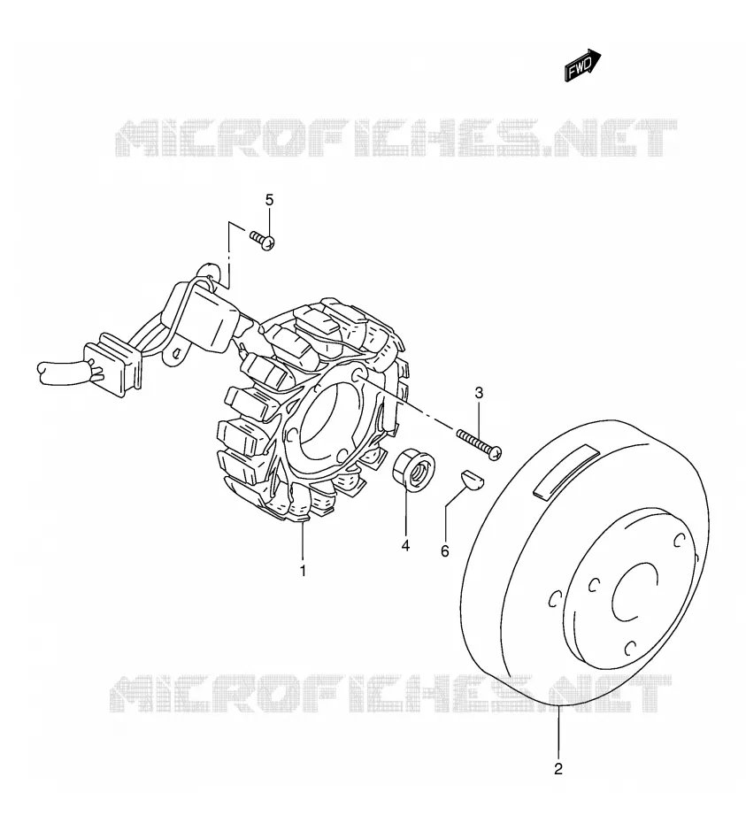 IGNITION Suzuki MOTO 200 DR 2001  DR200SEK1(E3/E28)