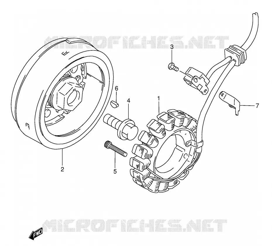 IGNITION Suzuki MOTO 650 DR 2003  DR650SEK3(E3/E28)