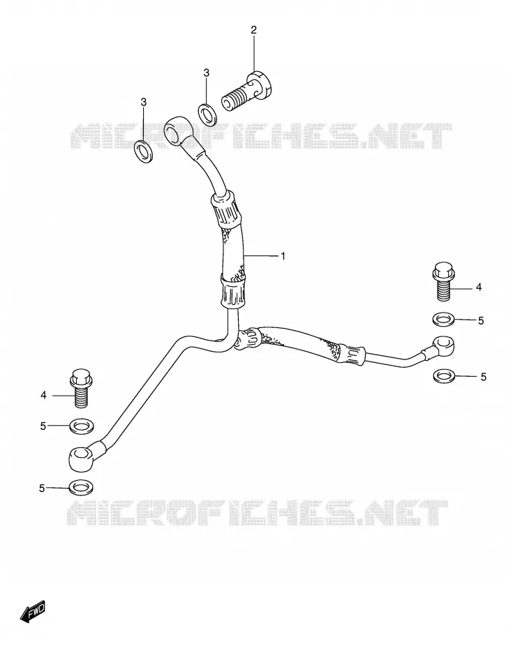 OIL PIPE Suzuki MOTO 650 DR 2005  DR650SEK5(E4)
