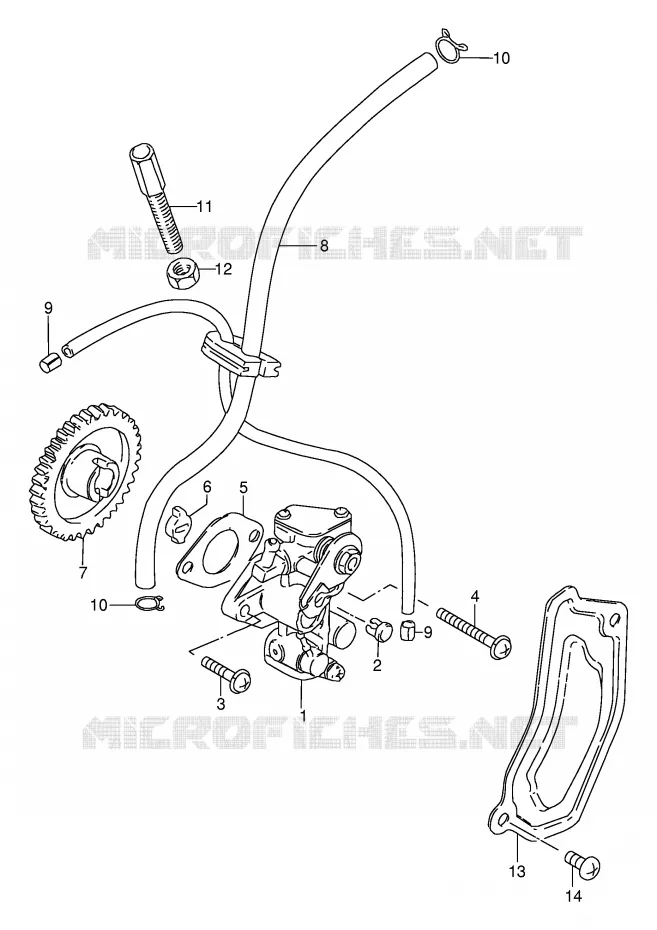 OIL PUMP Suzuki MOTO 80 DS 1997  DS80V(E24)