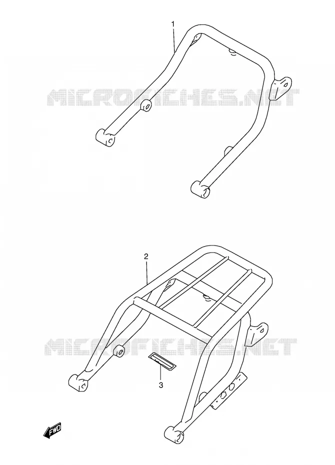 REAR GLIP Suzuki MOTO 350 DR 1999  DR350SEX(E2)