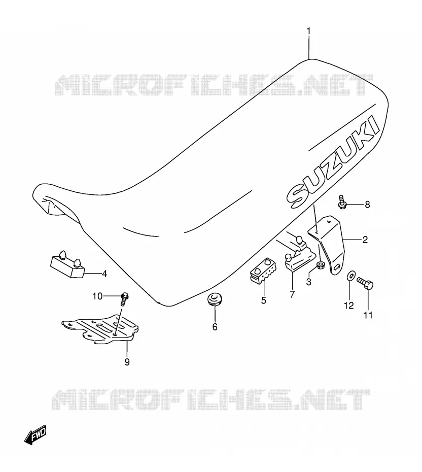 SEAT Suzuki MOTO 350 DR 1991  DR350M(E3)