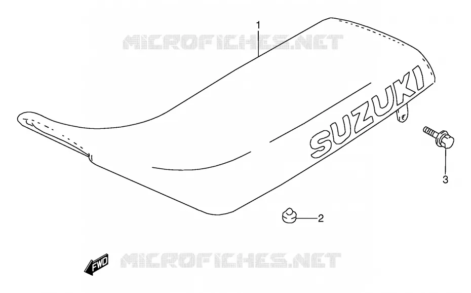 SEAT Suzuki MOTO 80 DS 1998  DS80W(E24)