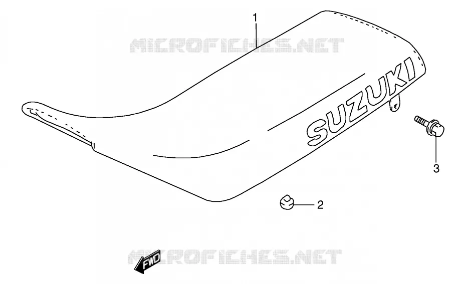 SEAT Suzuki MOTO 80 DS 1998  DS80W(E3/E28)