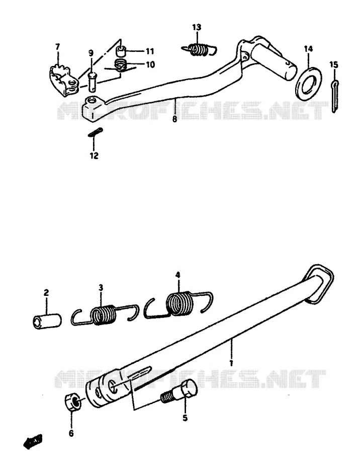 STAND Suzuki MOTO 650 DR 1991  DR650RSM(L/M)