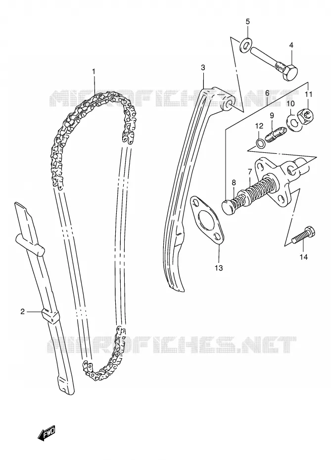 TIMING Suzuki MOTO 125 DR 1995  DR125SES(E4)