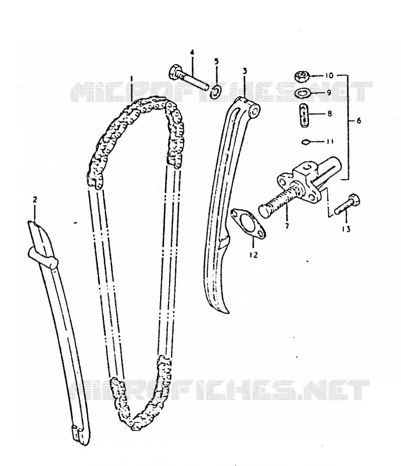 TIMING Suzuki MOTO 400 DR 1981  DR400SX(T/X)