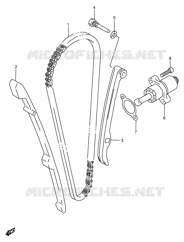 TIMING Suzuki MOTO 650 DR 1997  DR650SEV(E4)