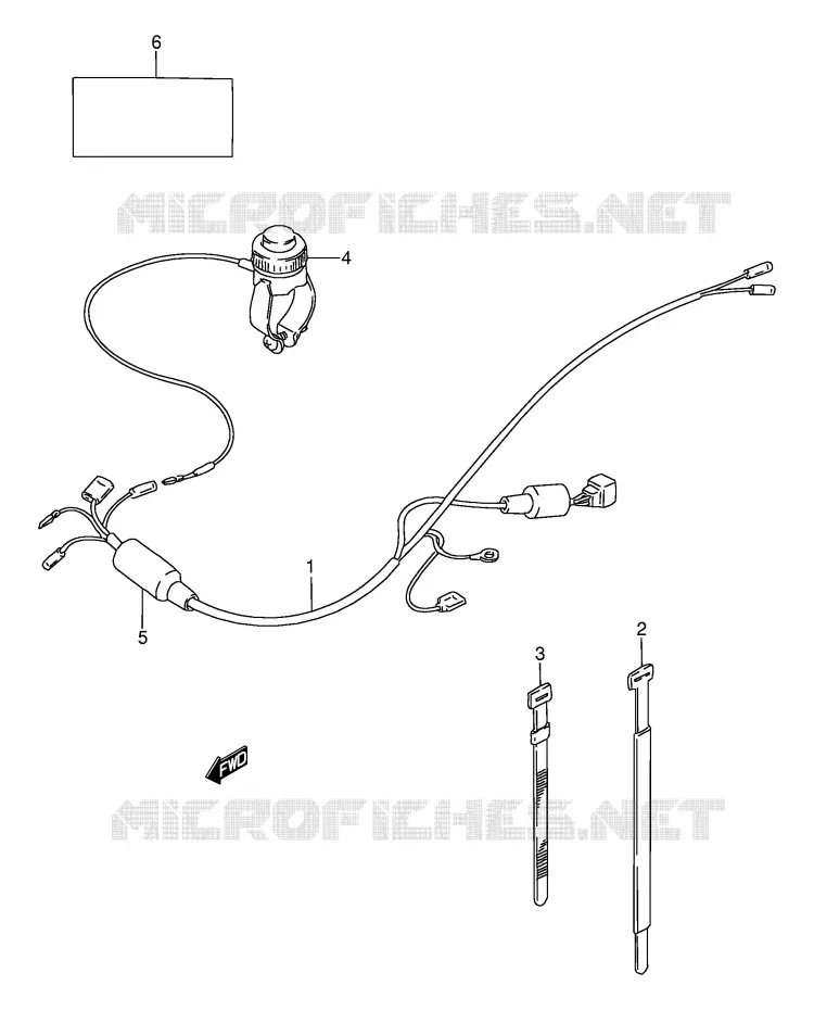 WIRING HARNESS Suzuki MOTO 80 DS 1999  DS80X(E24)