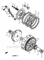 CLUTCH for Suzuki TS-ER 50 1979