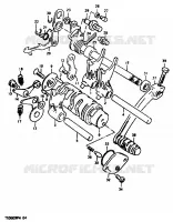 GEAR SHIFTING ASSY for Suzuki TS-ER 50 1979