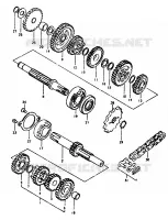 TRANSMISSION for Suzuki TS-ER 50 1979