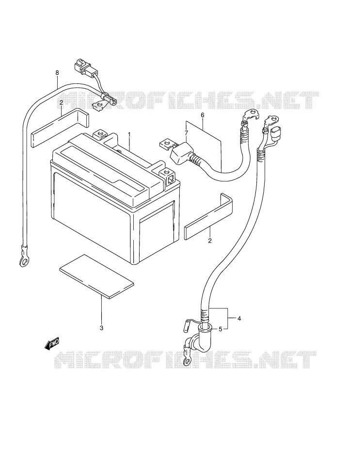BATTERY Suzuki MOTO 800 MARAUDER 2004  VZ800K4(E3/E28)