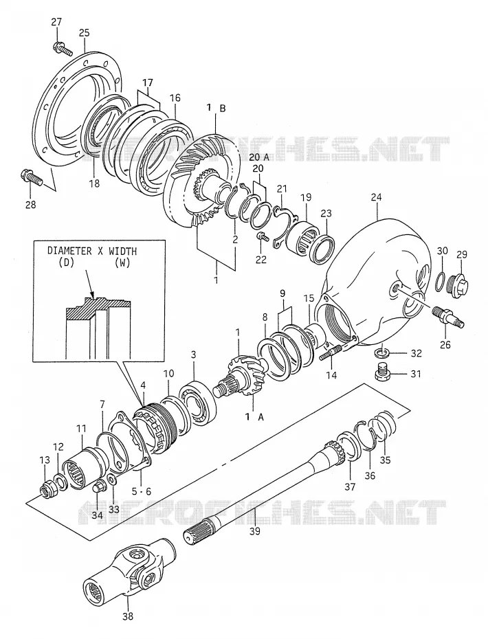 DRIVESHAFT Suzuki MOTO 1400 INTRUDER 1992  VS1400GLFN(E28)