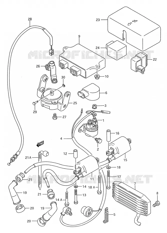 ELECTRICAL Suzuki MOTO 1400 INTRUDER 1995  VS1400GLPS(E28)